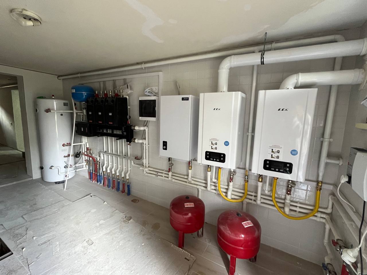 Монтаж системы отопления частного дома под ключ в Санкт-Петербурге