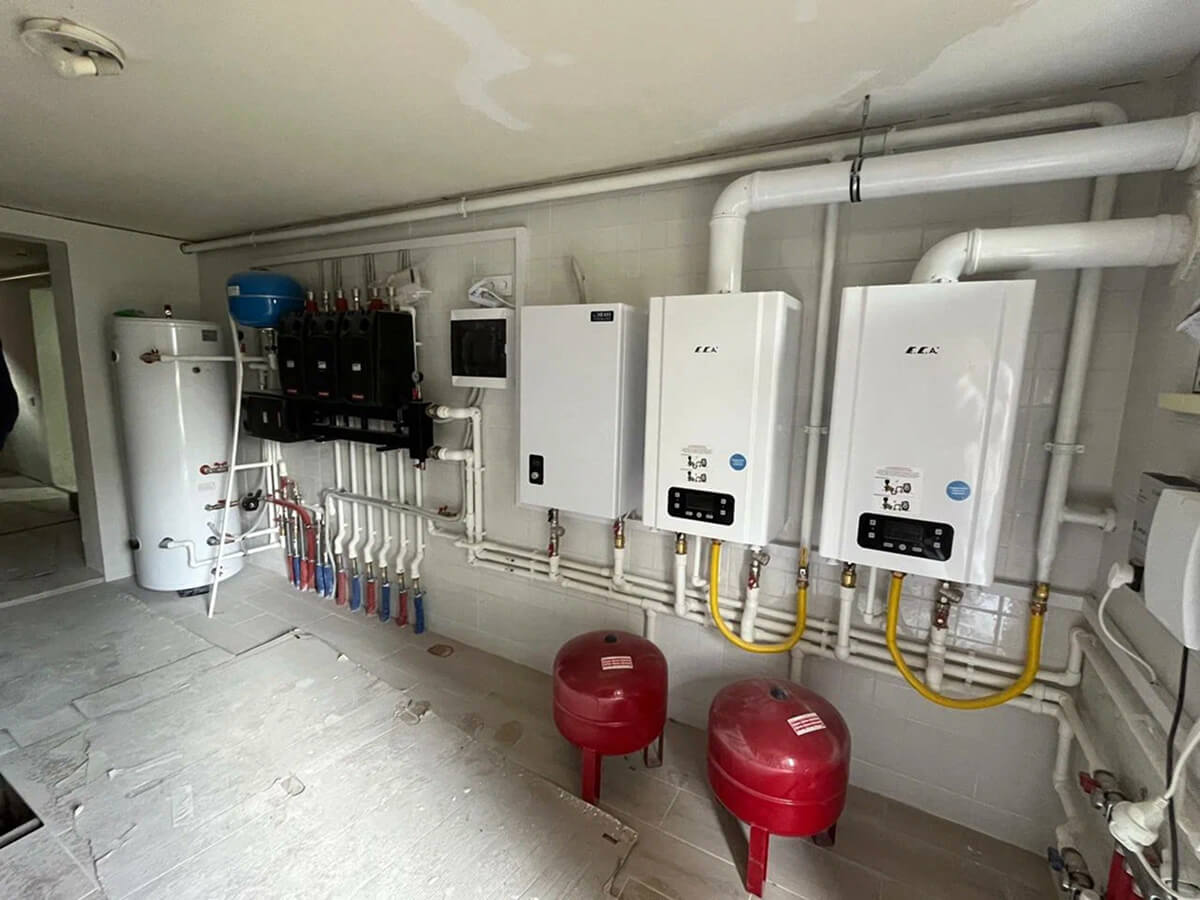 Каскад газовых котлов