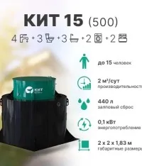 Септик КИТ 15 (500)