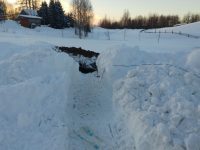 Котлован для канализации
