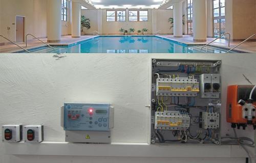 Электромонтажные работы в бассейне