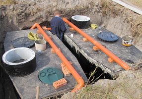 Септик без откачки своими руками