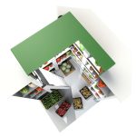 Келдер сверху в разрезе с продуктами