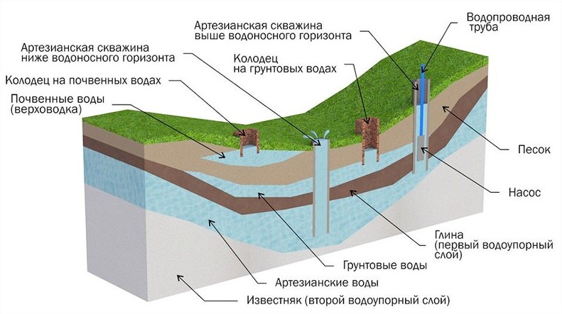 Как найти грунтовые воды на участке